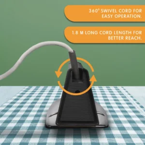 Kimatsu KM-702 Popular Premium light weight non Stick 1000 W Dry Iron (Black) - Image 5