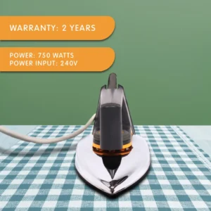 Kimatsu KM-702 Popular Premium light weight non Stick 1000 W Dry Iron (Black) - Image 6