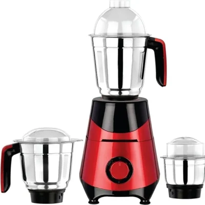 Mixer grinder with powerful 750-watt heavy-duty motor, suitable for all kitchen grinding needs.