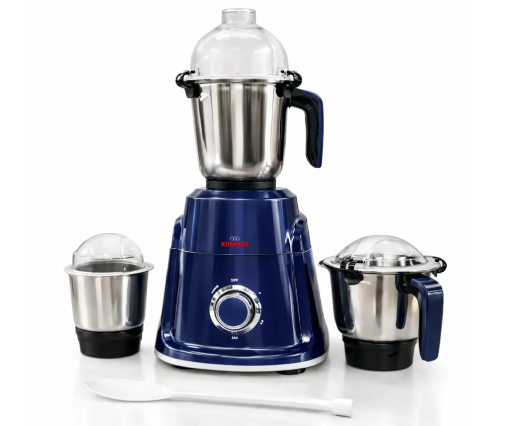 Kimatsu Falcon 750W Mixer Grinder — 3 Jar | Copper Motor | 2 Year Warranty